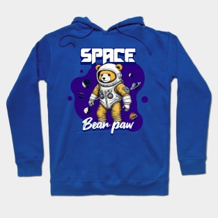 Bear Astronaut in Space Hoodie